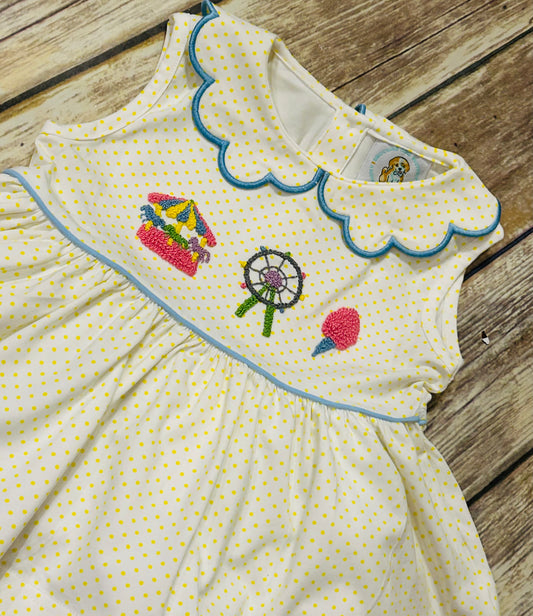 Girls French Knot Fair Fun Short Set