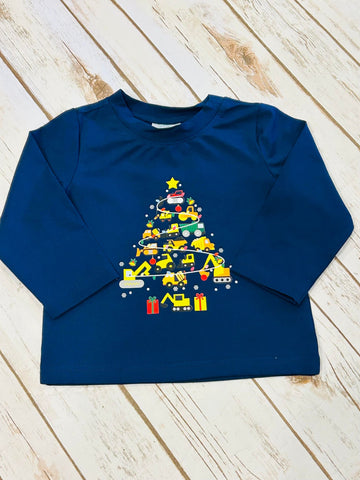 Boy's Construction Tree Printed Shirt ONLY