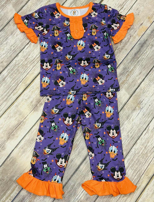 GIRLS PURPLE Boo Lounge Set