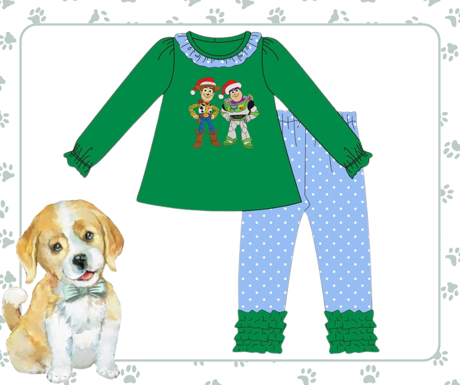 Girls Merry Toys Pant Set