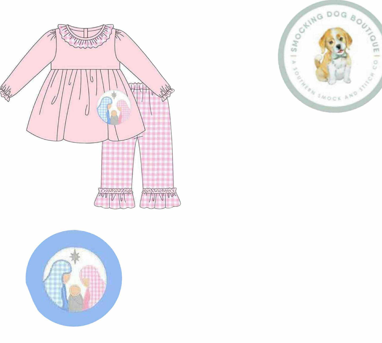 Girls Nativity PANT SET