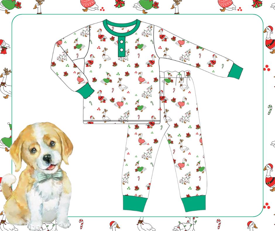 BOYS Santa ‘s Silly Goose Lounge Set