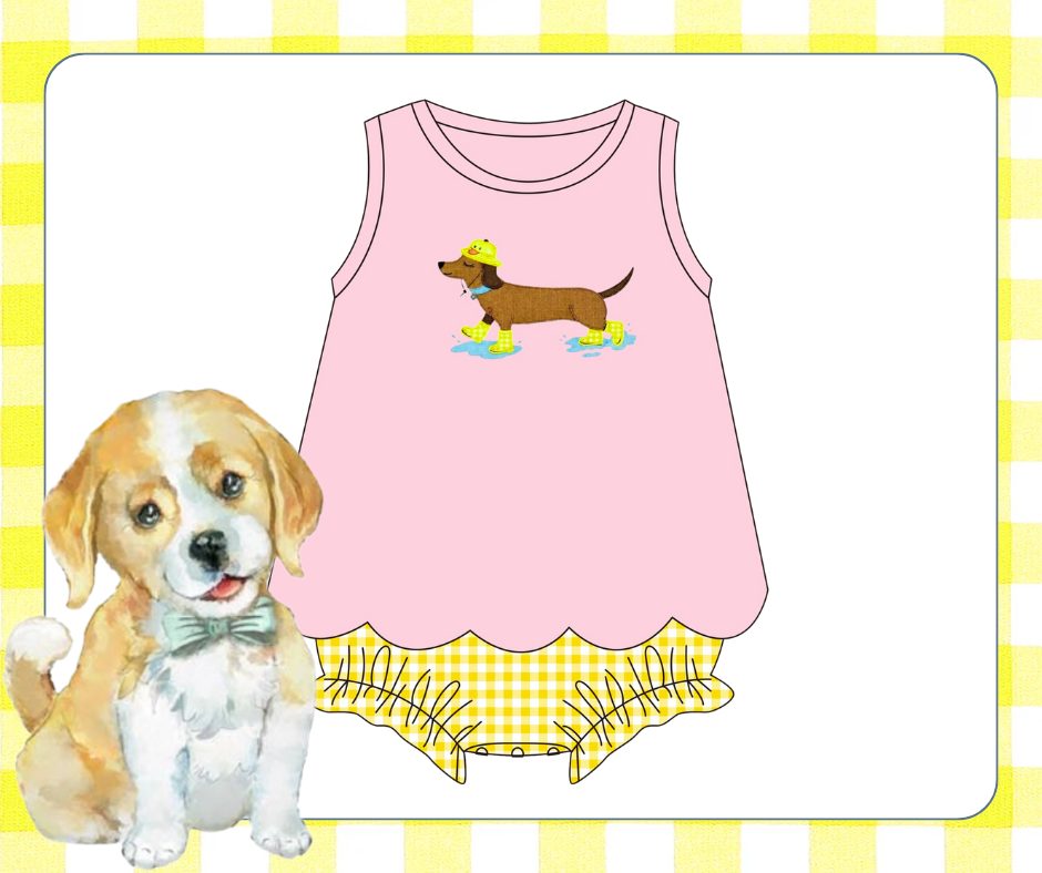 Girls Puppy Puddles Bubble