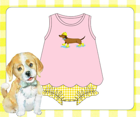 Girls Puppy Puddles Bubble