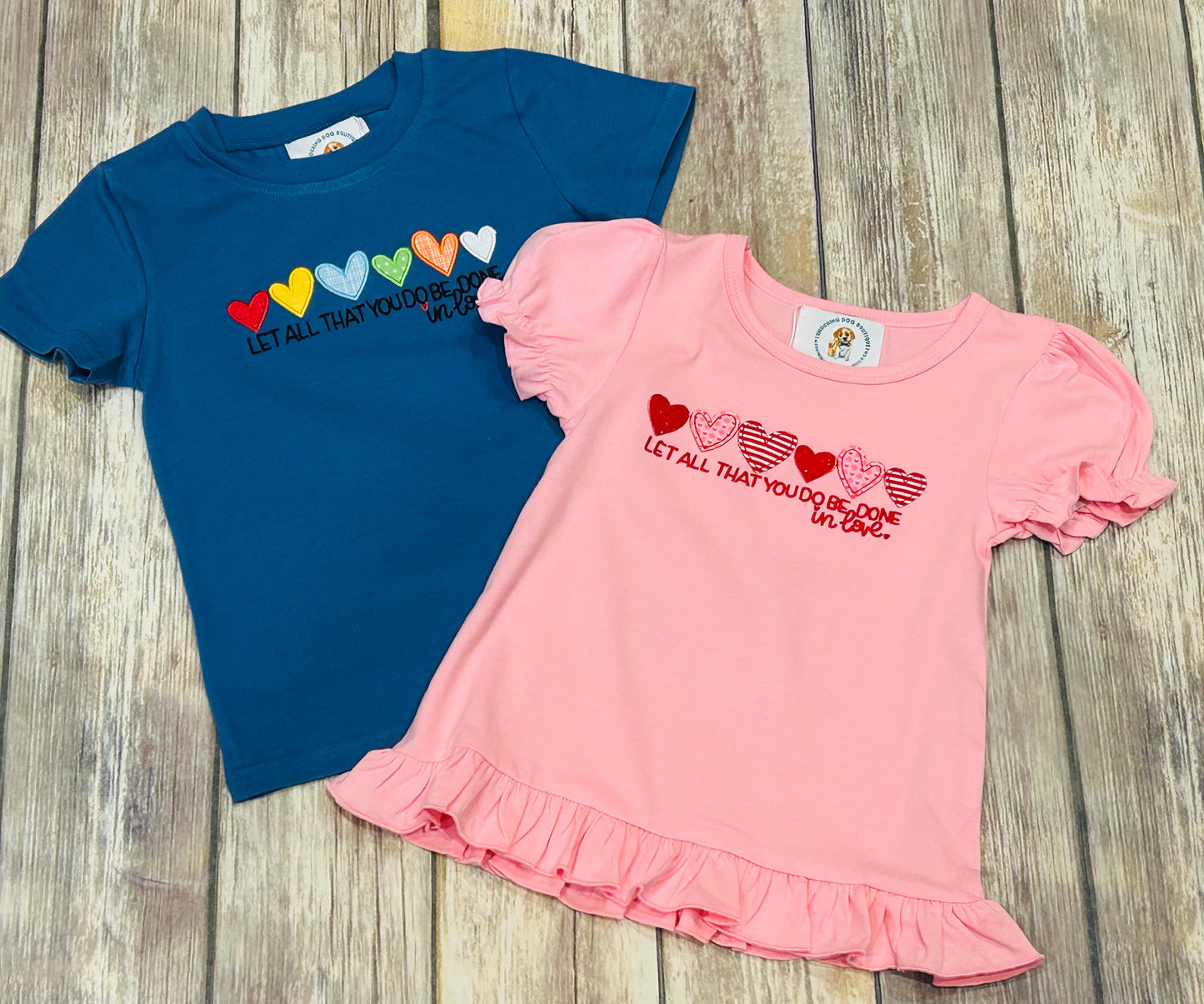 Girls Pink 💞In Love Shirt