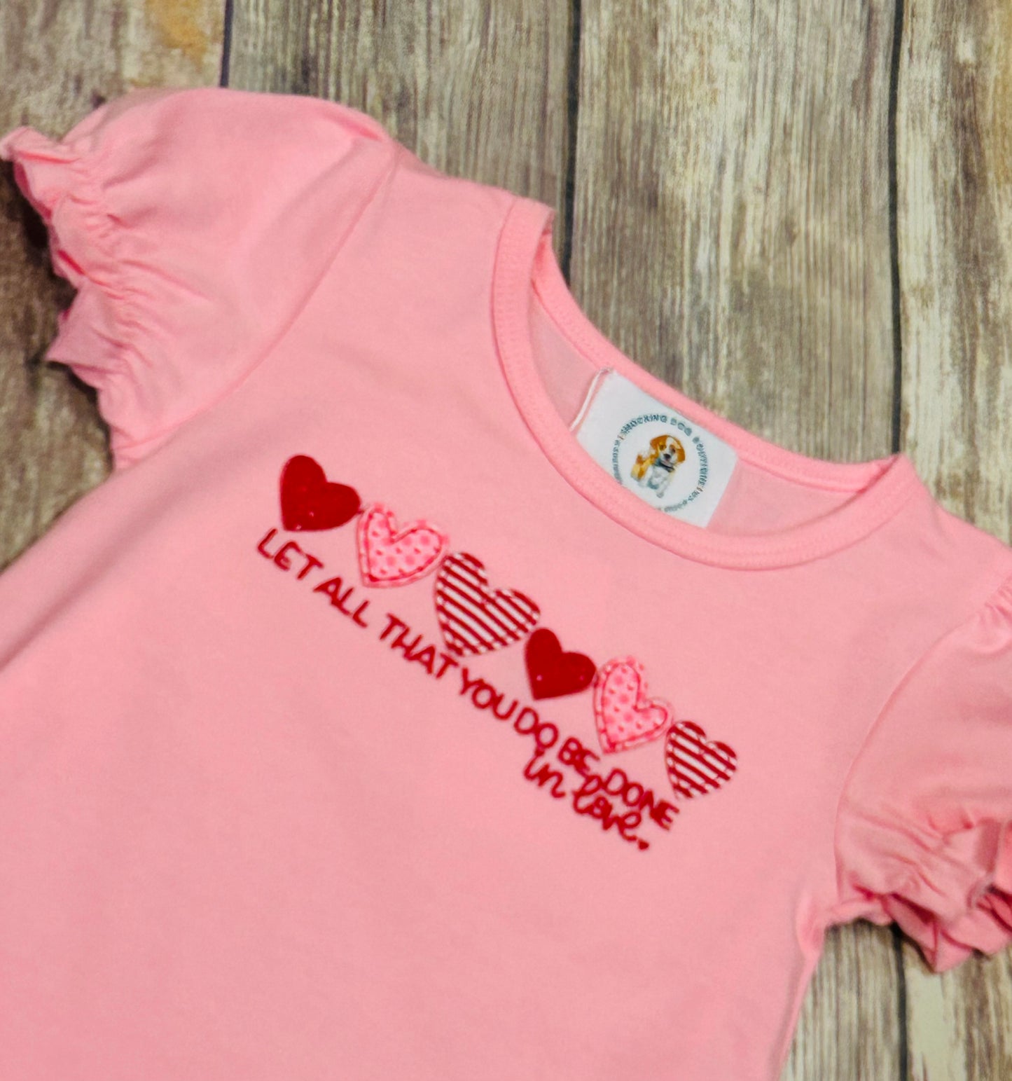 Girls Pink 💞In Love Shirt