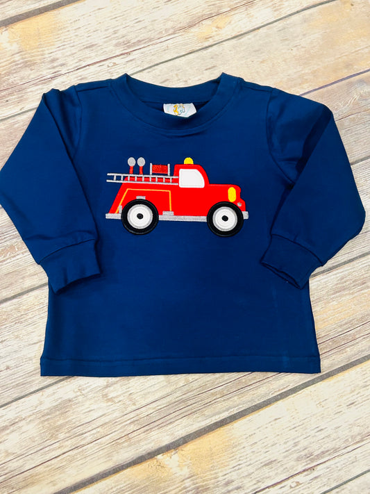 Firetruck Applique Shirt