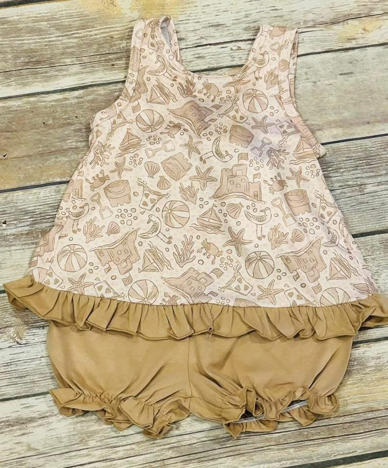 Girls Beach Bum Bloomer Short Set