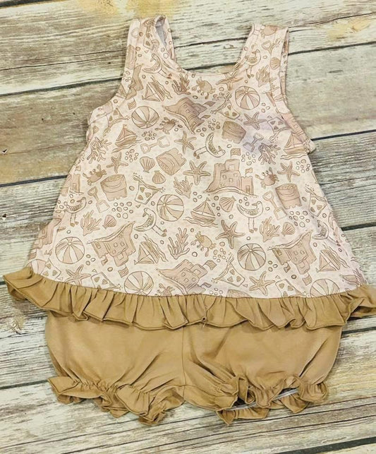 Girls Beach Bum Bloomer Short Set