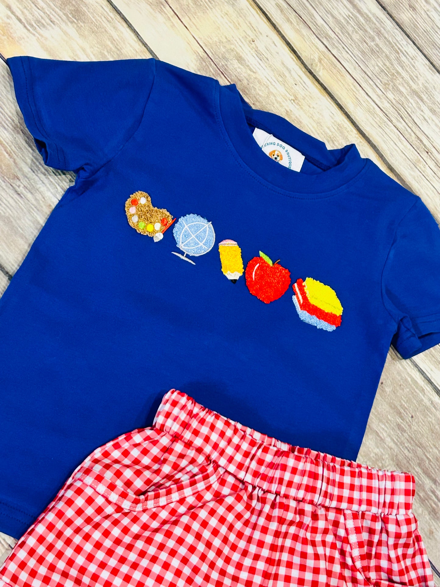Boys Extracurricular French Knot Short Set