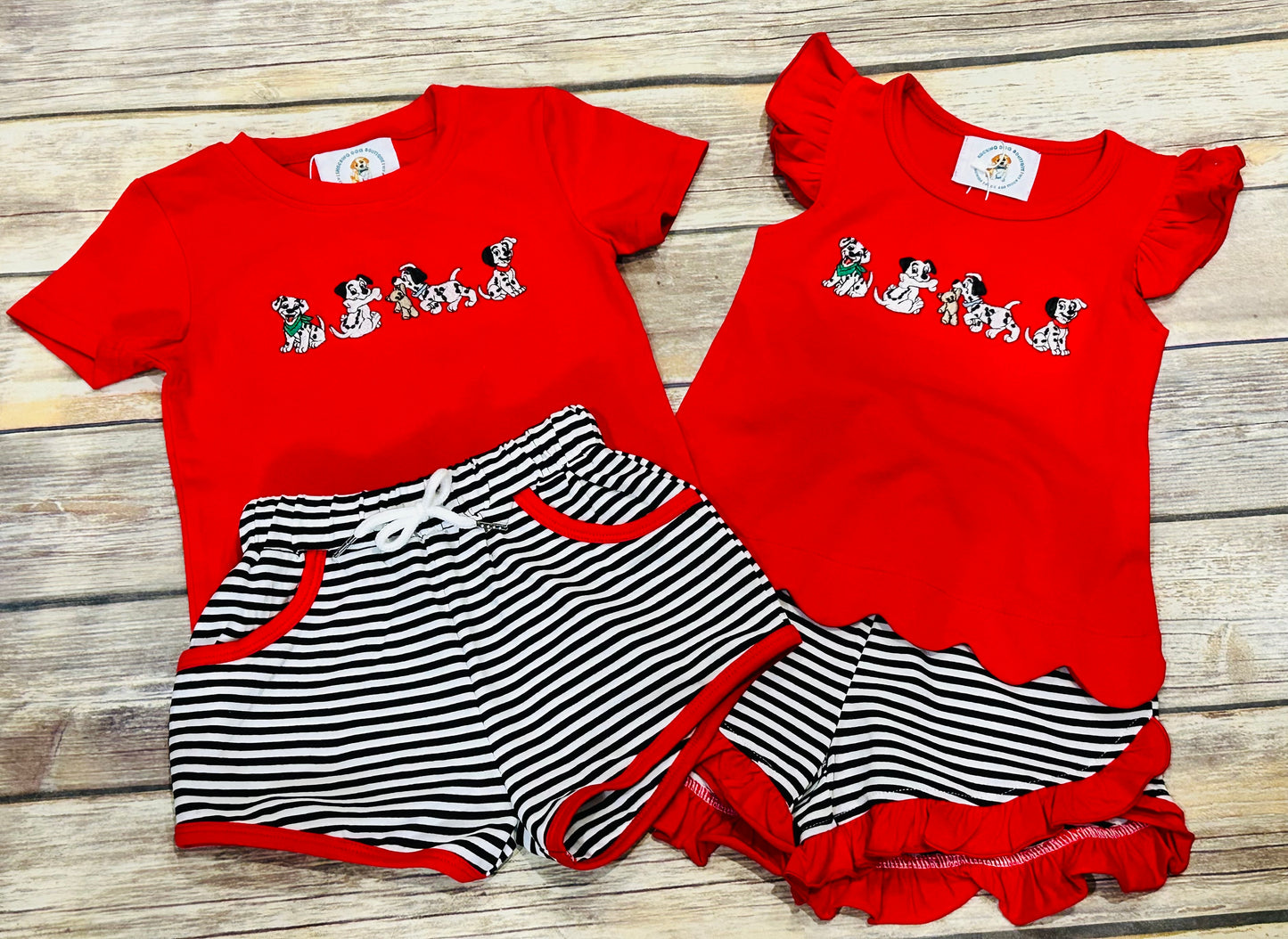Girls Lots of Spots Short Set
