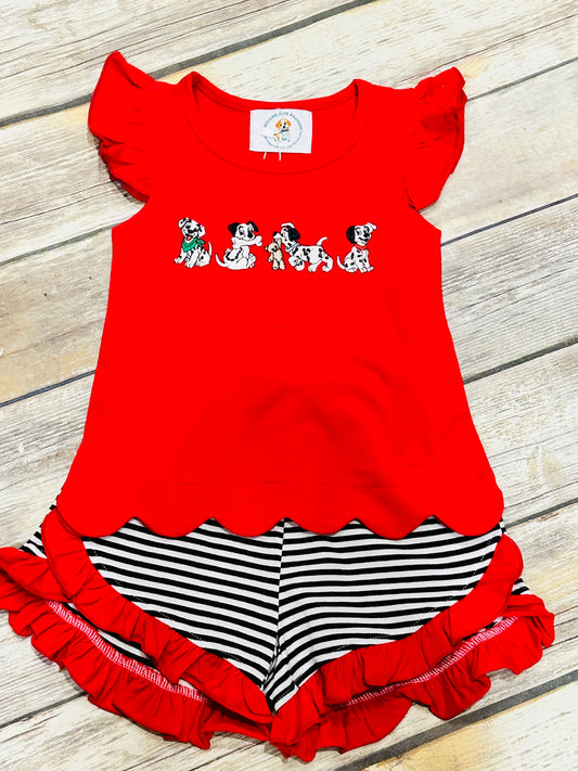 Girls Lots of Spots Short Set