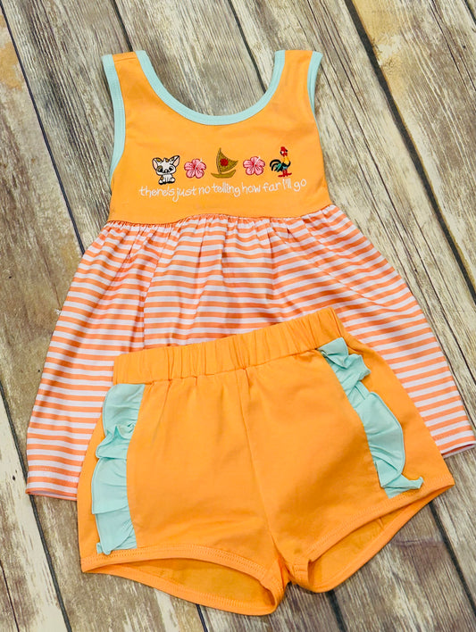 Girls How Far I’ll Go Short Set