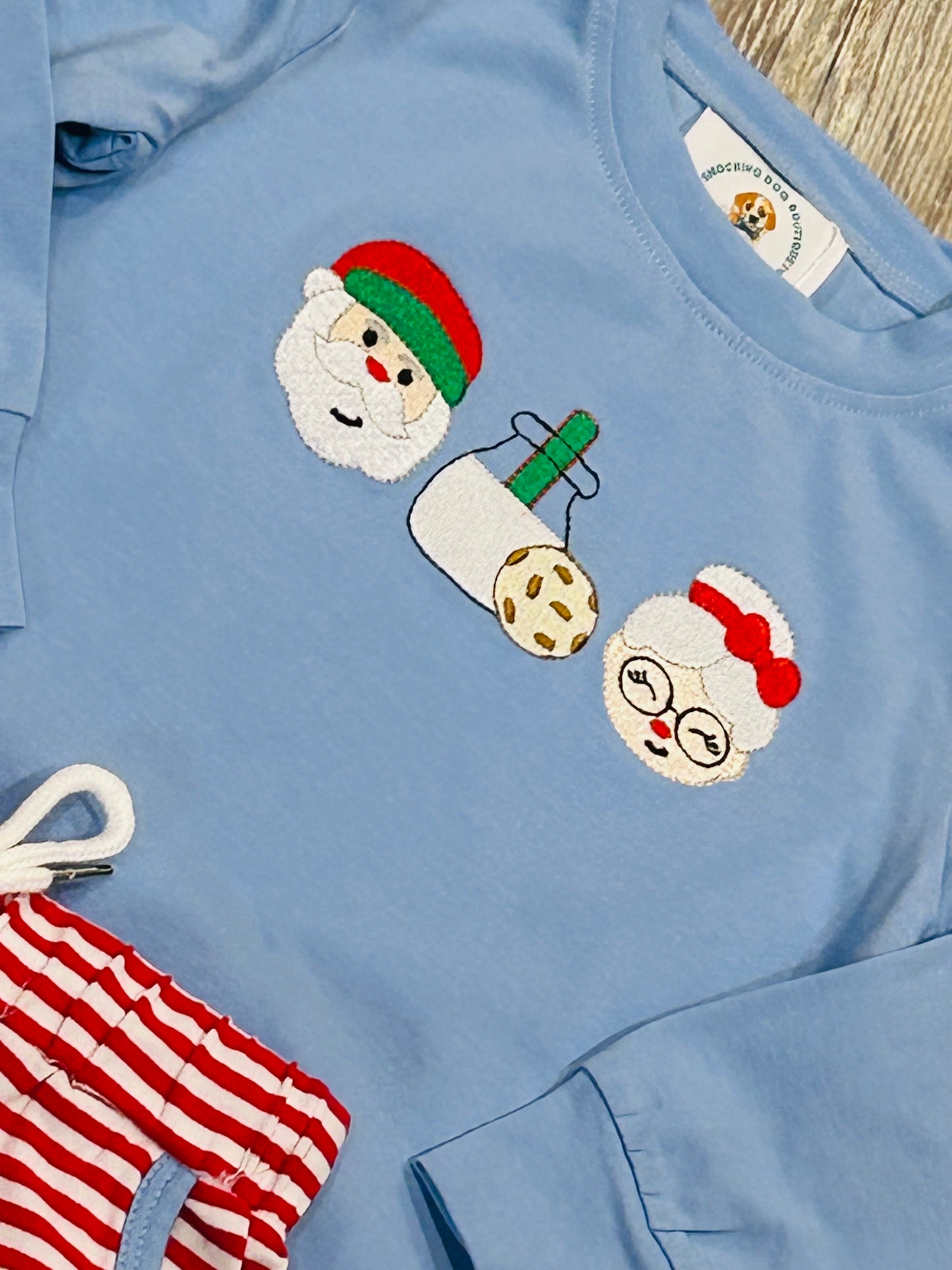 Boys Milk and Cookies Stitch Pant Set
