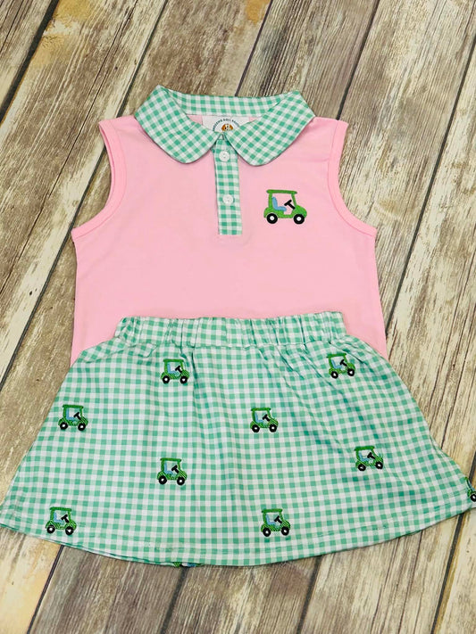 GIRLS FORE SKORT SET